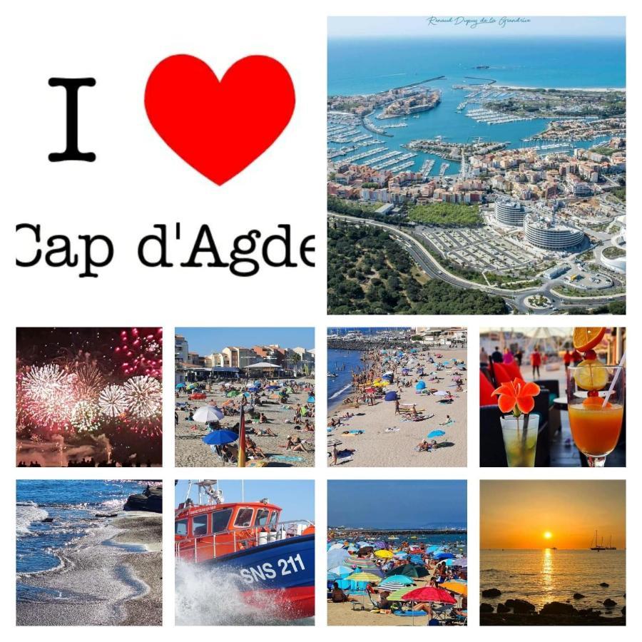 Studio Chaleureux Au Cap D'Agde Exterior photo